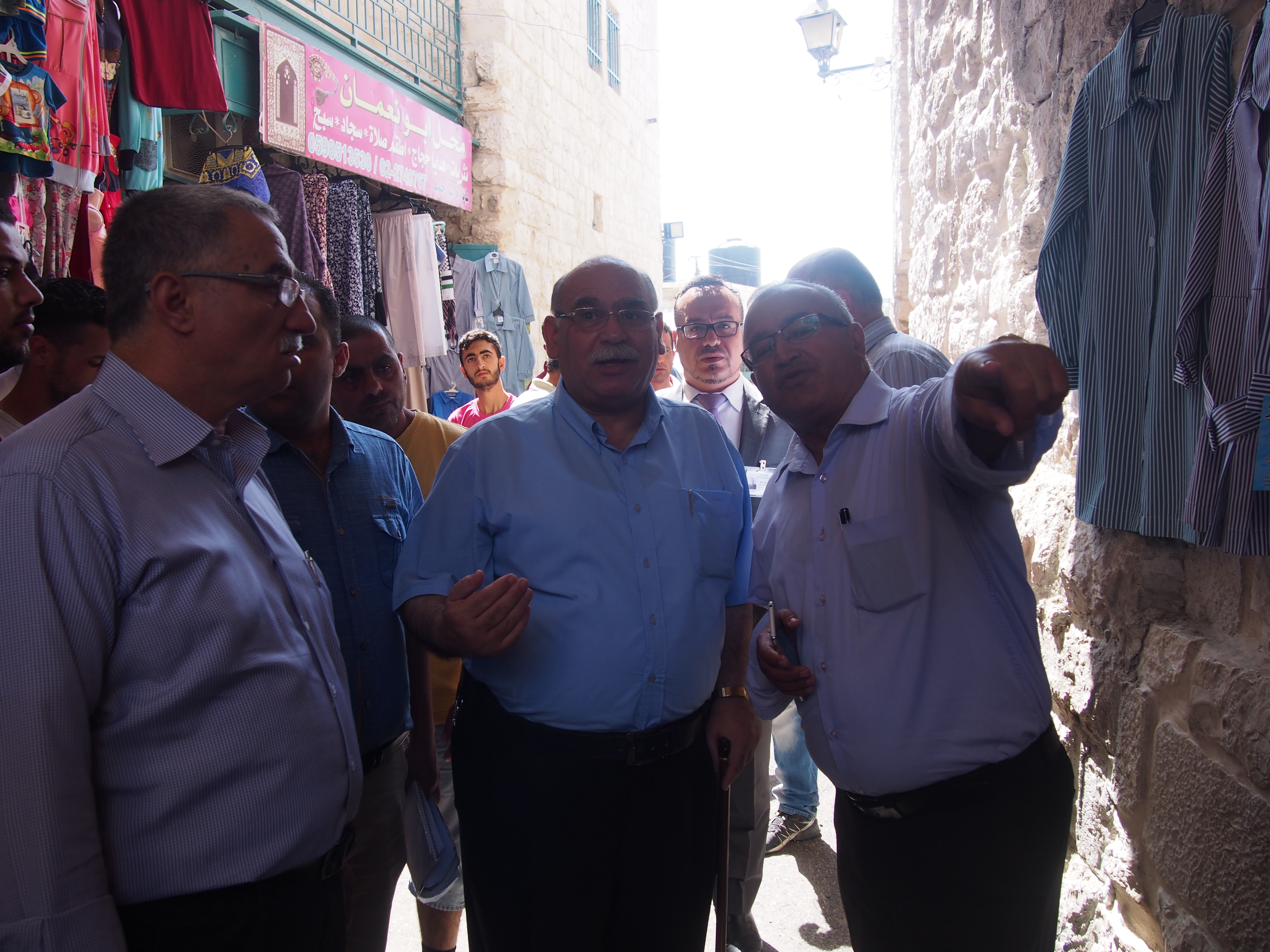 بلدية بيت لحم تبدي ملاحظاتها الهندسية لمؤسسة أنيرا حول المرحلة الثانية من مشروع إعادة تأهيل سوق بيت لحم القديم 