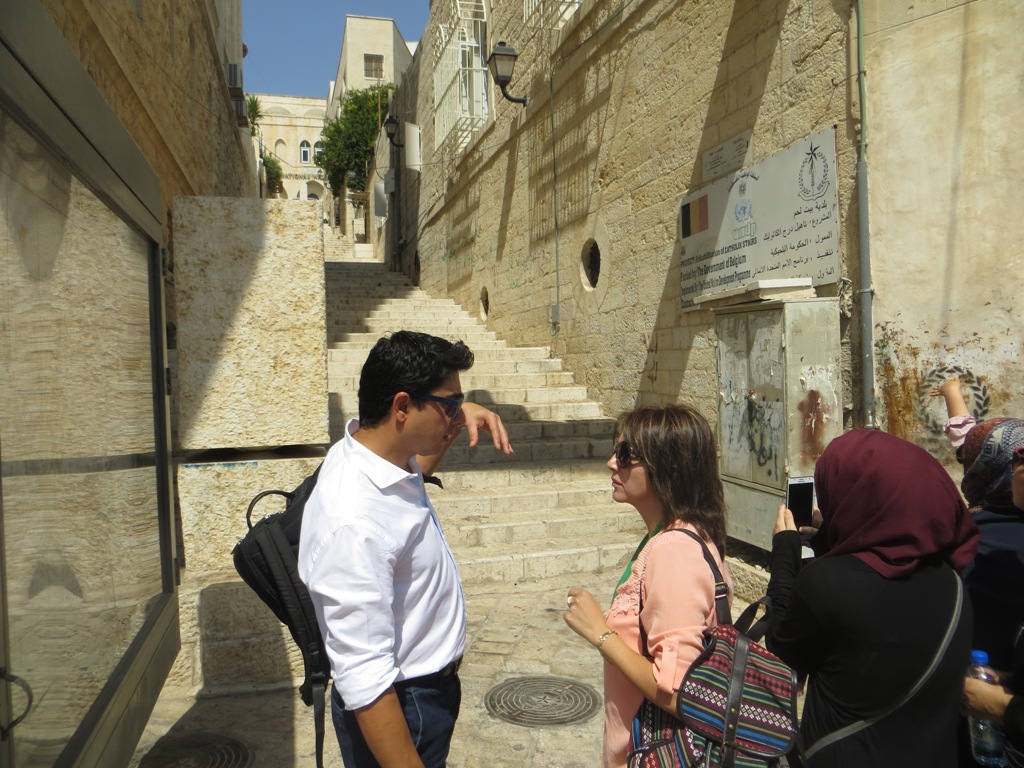 زيارة مكتب يونسكو/ فرع رام الله إلى مدينة بيت لحم بهدف زيارة موقع التراث العالمي وأعمال الترميم في كنيسة المهد