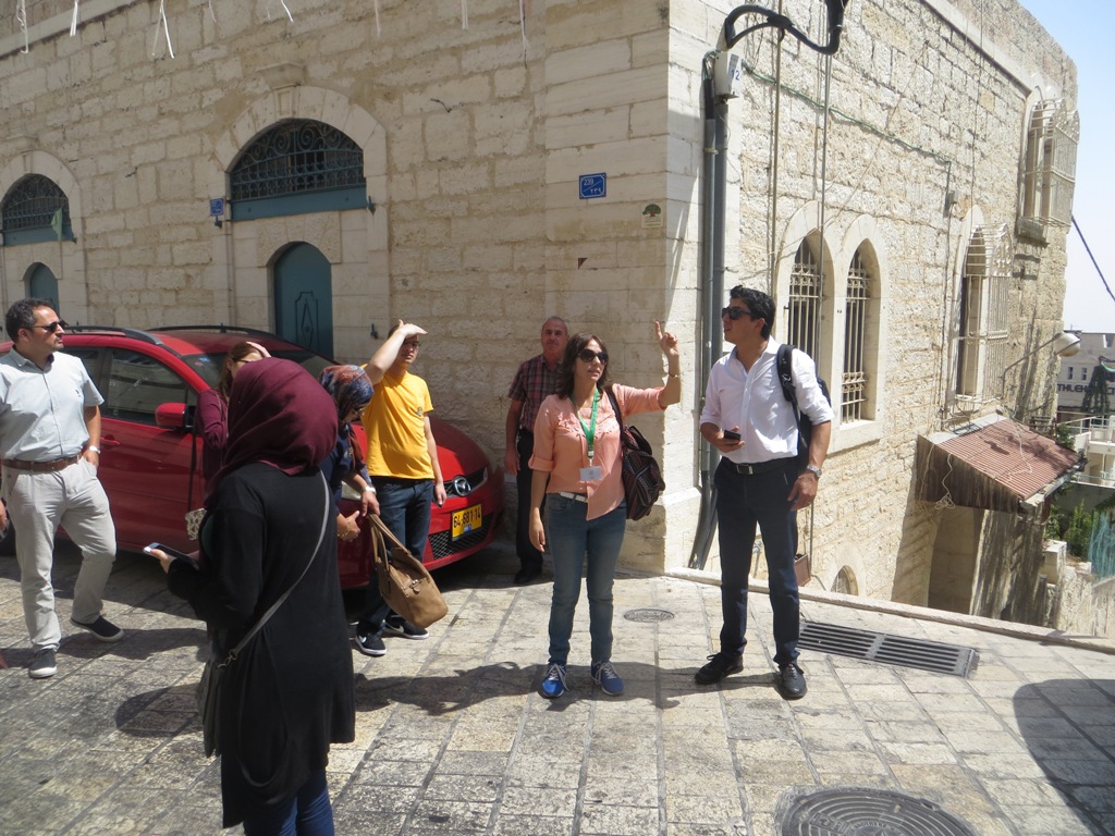 زيارة مكتب يونسكو/ فرع رام الله إلى مدينة بيت لحم بهدف زيارة موقع التراث العالمي وأعمال الترميم في كنيسة المهد