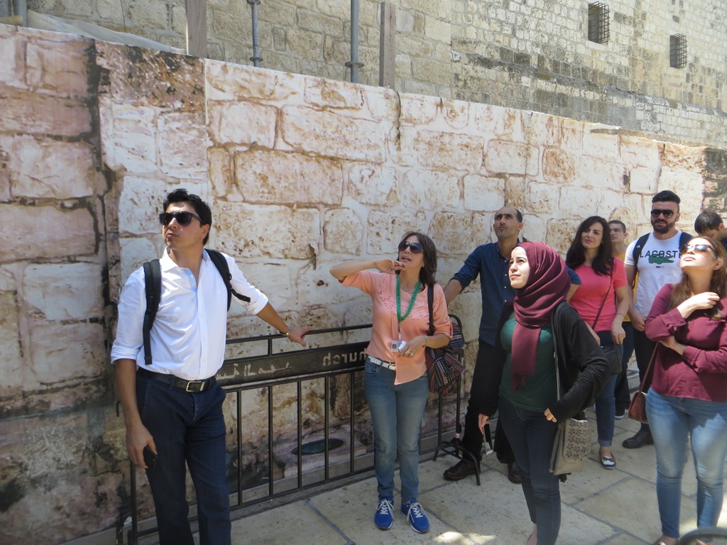 زيارة مكتب يونسكو/ فرع رام الله إلى مدينة بيت لحم بهدف زيارة موقع التراث العالمي وأعمال الترميم في كنيسة المهد