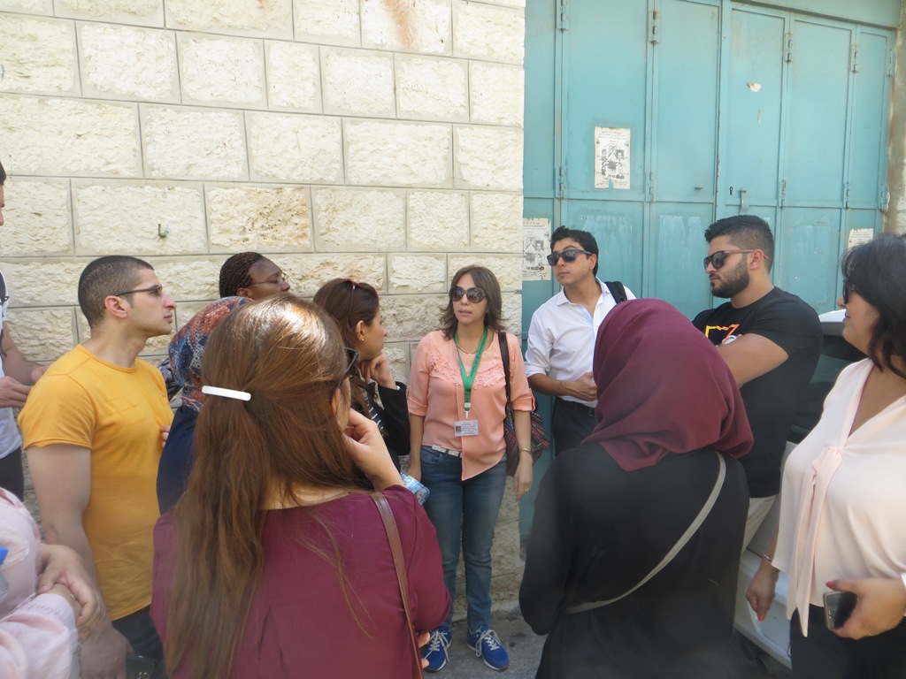 زيارة مكتب يونسكو/ فرع رام الله إلى مدينة بيت لحم بهدف زيارة موقع التراث العالمي وأعمال الترميم في كنيسة المهد