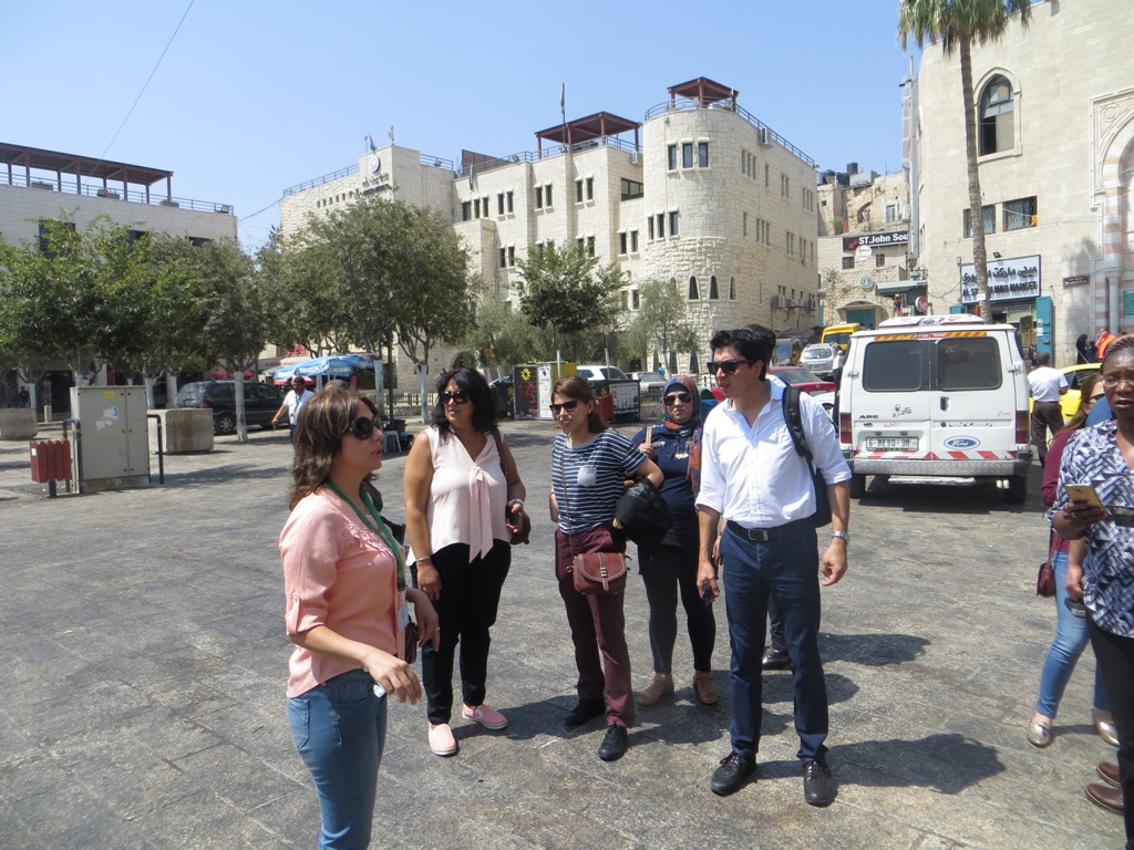 زيارة مكتب يونسكو/ فرع رام الله إلى مدينة بيت لحم بهدف زيارة موقع التراث العالمي وأعمال الترميم في كنيسة المهد