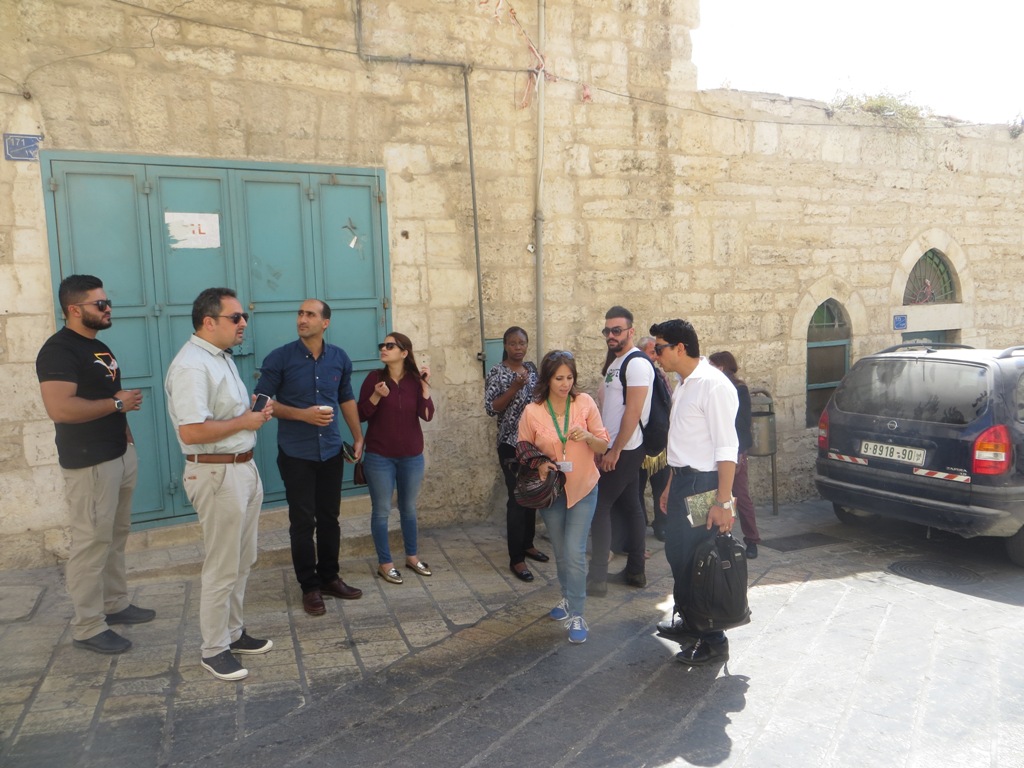 زيارة مكتب يونسكو/ فرع رام الله إلى مدينة بيت لحم بهدف زيارة موقع التراث العالمي وأعمال الترميم في كنيسة المهد