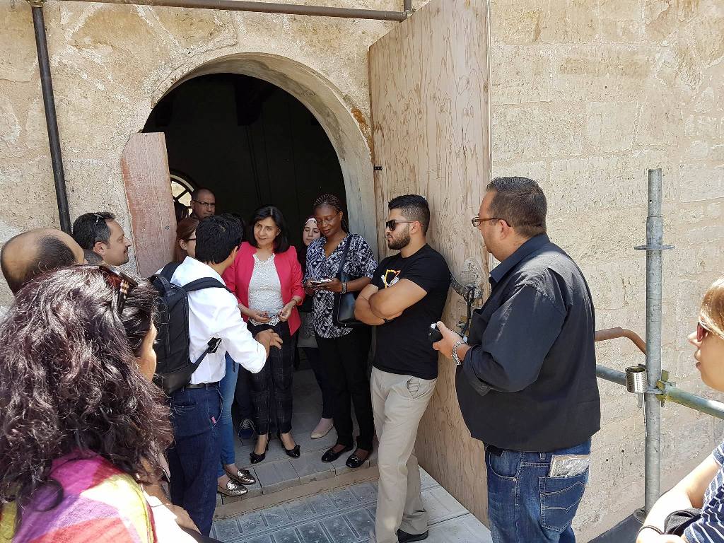 زيارة مكتب يونسكو/ فرع رام الله إلى مدينة بيت لحم بهدف زيارة موقع التراث العالمي وأعمال الترميم في كنيسة المهد