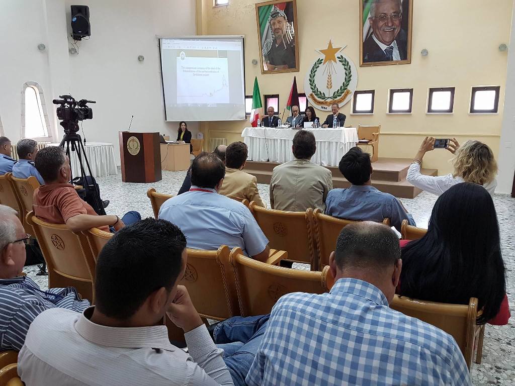 إزاحة الستارة عن لوحة إطلاق أعمال مشروع تأهيل المدخل الشمالي لمدينة بيت لحم – شارع الكاريتاس