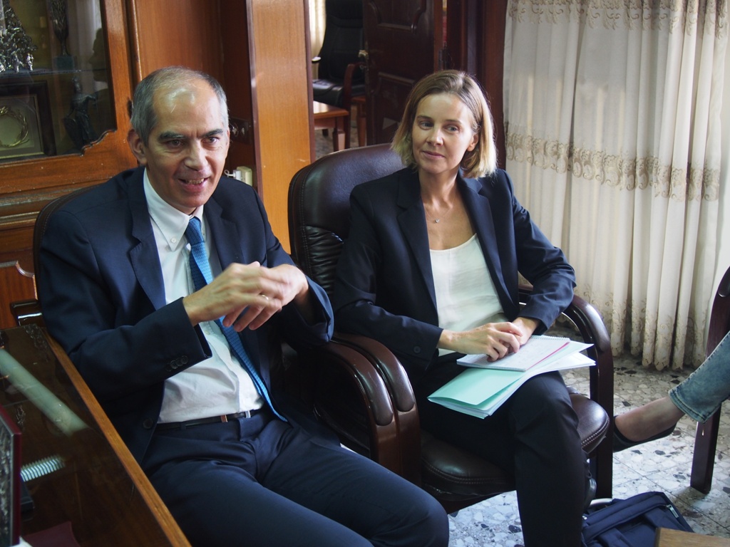 بابون تكرم القنصل الفرنسي العام ماغرو لدعمه بيت لحم 