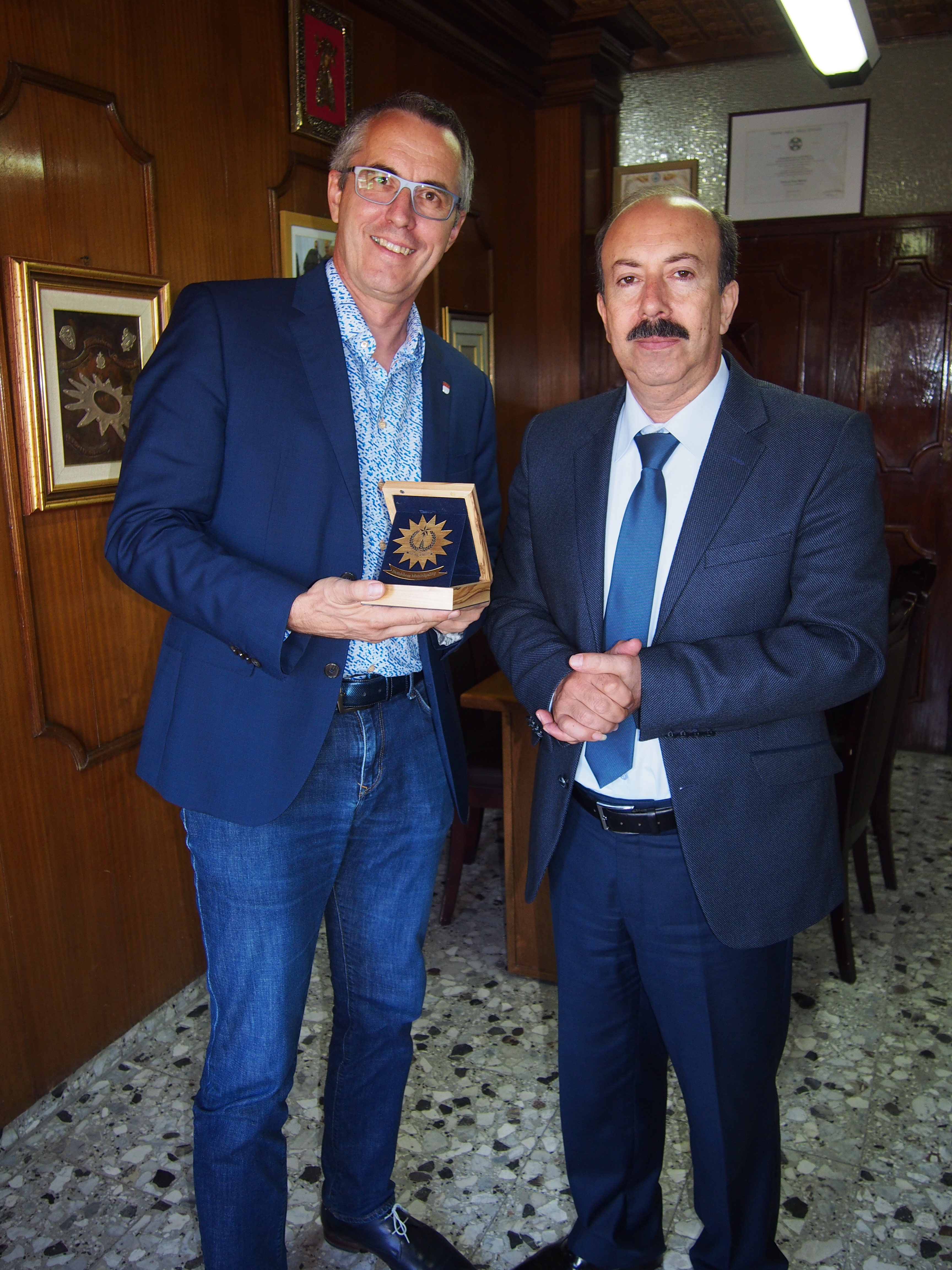 مدير عام بلدية بيت لحم يستقبل نائب رئيس بلدية كولونيا 