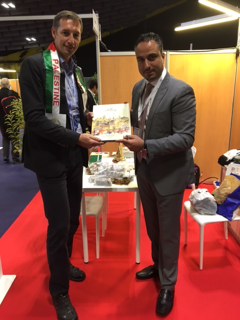 عضو مجلس بلدية بيت لحم ماهر قنواتي يشارك في مؤتمر السياحة الروحية في لورد 