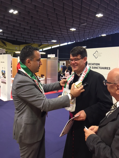 عضو مجلس بلدية بيت لحم ماهر قنواتي يشارك في مؤتمر السياحة الروحية في لورد 