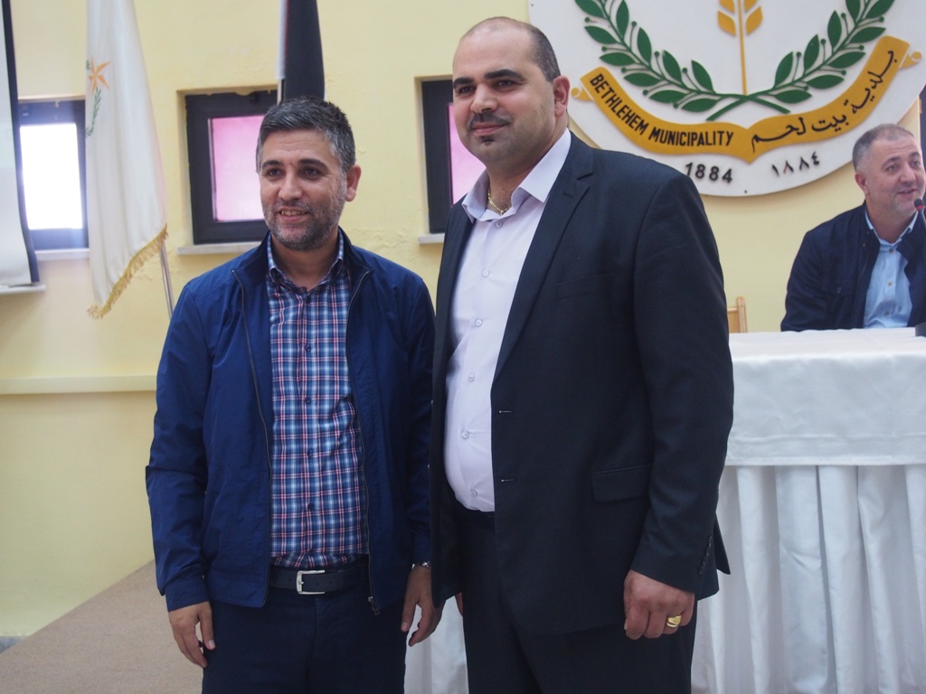 جحا يستقبل وفداً تركياً رفيع المستوى وينقل لهم واقع مدينة بيت لحم	