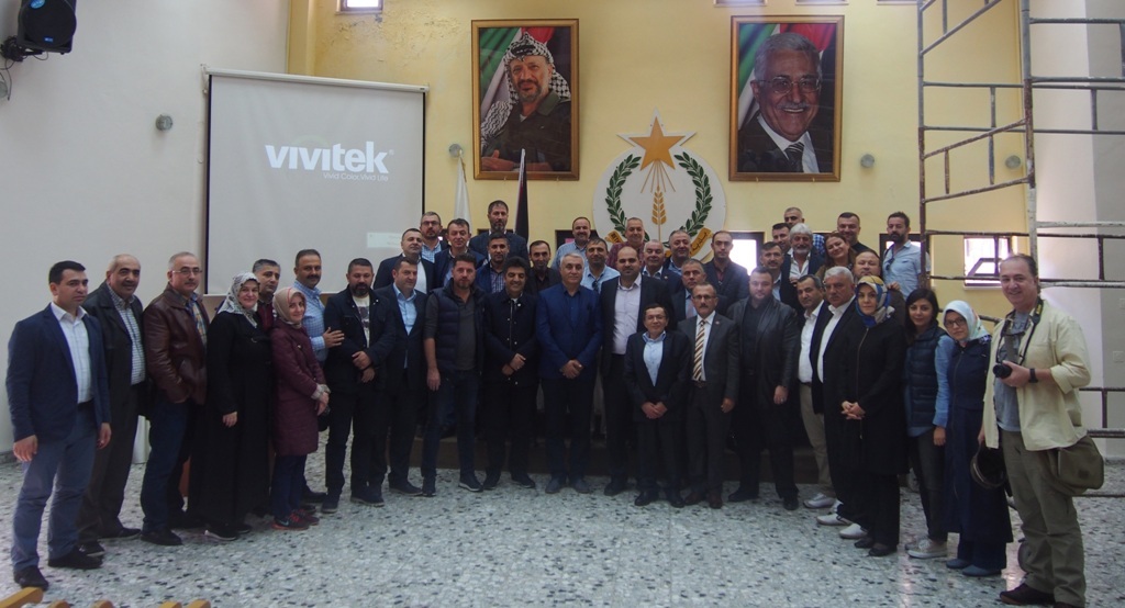 جحا يستقبل وفداً تركياً رفيع المستوى وينقل لهم واقع مدينة بيت لحم	