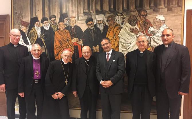 سفارة فلسطين لدى الكرسي الرسولي تحتفي بلقاء المصالحة التاريخي بين الكنيستين الكاثوليكية واللوثرية