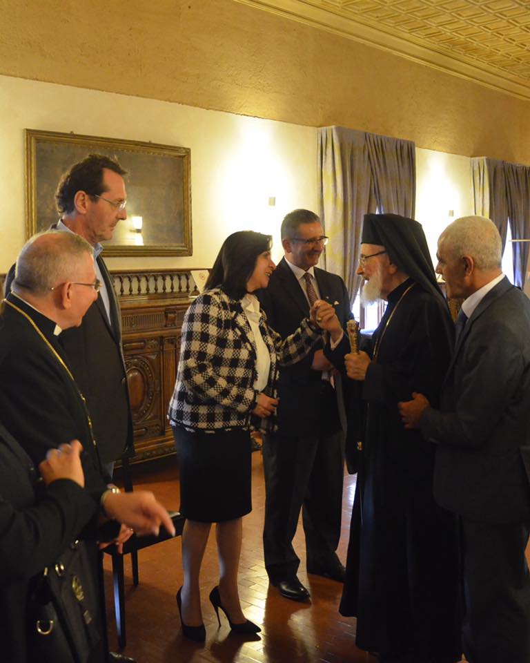 سفارة فلسطين لدى الكرسي الرسولي تحتفي بلقاء المصالحة التاريخي بين الكنيستين الكاثوليكية واللوثرية