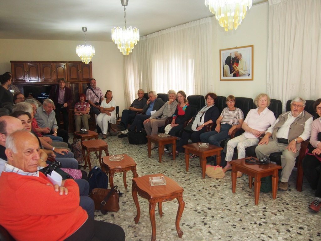 نائب رئيسة بلدية بيت لحم يستقبل وفد جمعية الصداقة بيت لحم كولون 