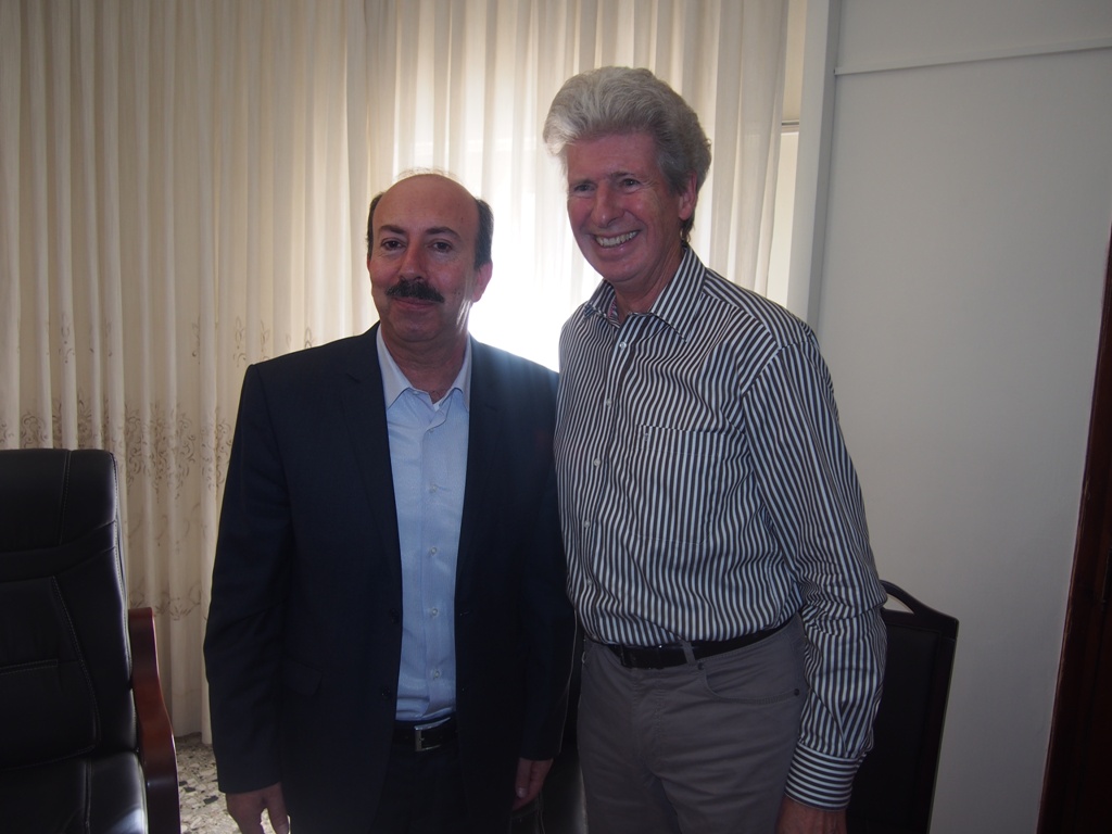 نائب رئيسة بلدية بيت لحم يستقبل وفد جمعية الصداقة بيت لحم كولون 