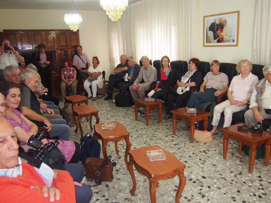 نائب رئيسة بلدية بيت لحم يستقبل وفد جمعية الصداقة بيت لحم كولون 