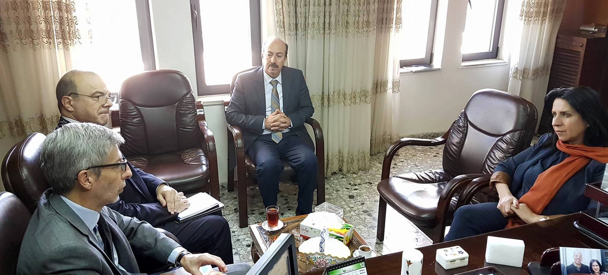 رئيسة بلدية بيت لحم تستقبل القنصل الفرنسي العام الجديد 