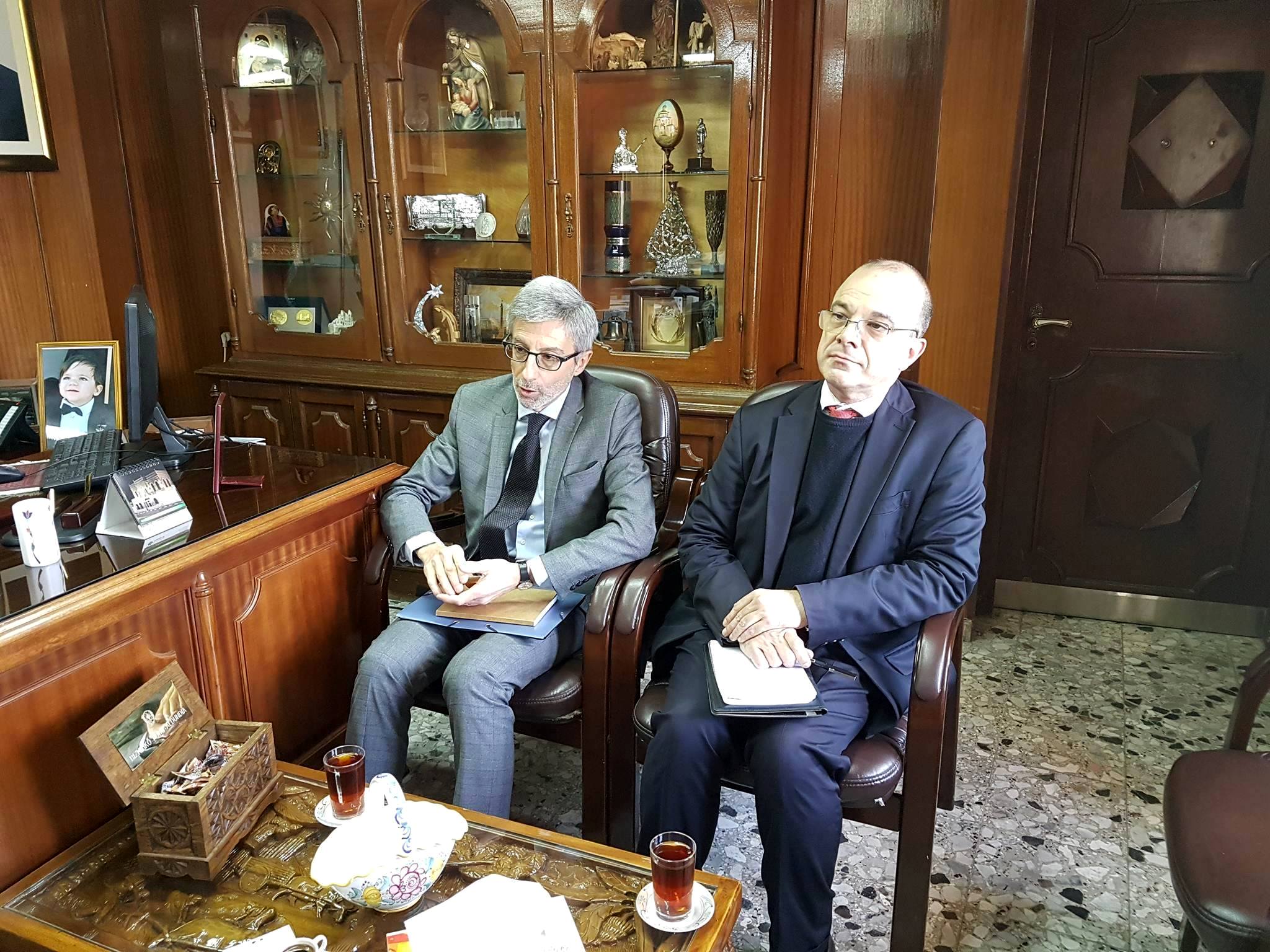 رئيسة بلدية بيت لحم تستقبل القنصل الفرنسي العام الجديد 