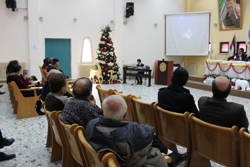   إحتفال في بلدية بيت لحم  بمناسبة مرور عشرين عاماً على إعادة تأهيل قاعة فيينا