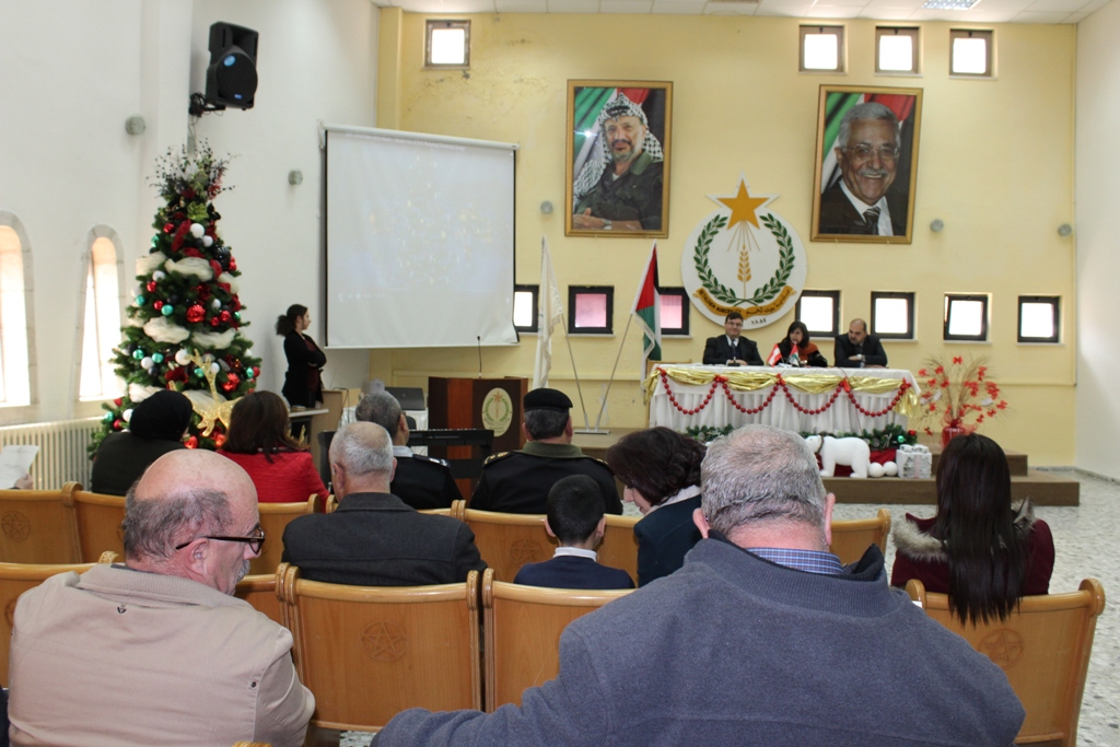   إحتفال في بلدية بيت لحم  بمناسبة مرور عشرين عاماً على إعادة تأهيل قاعة فيينا