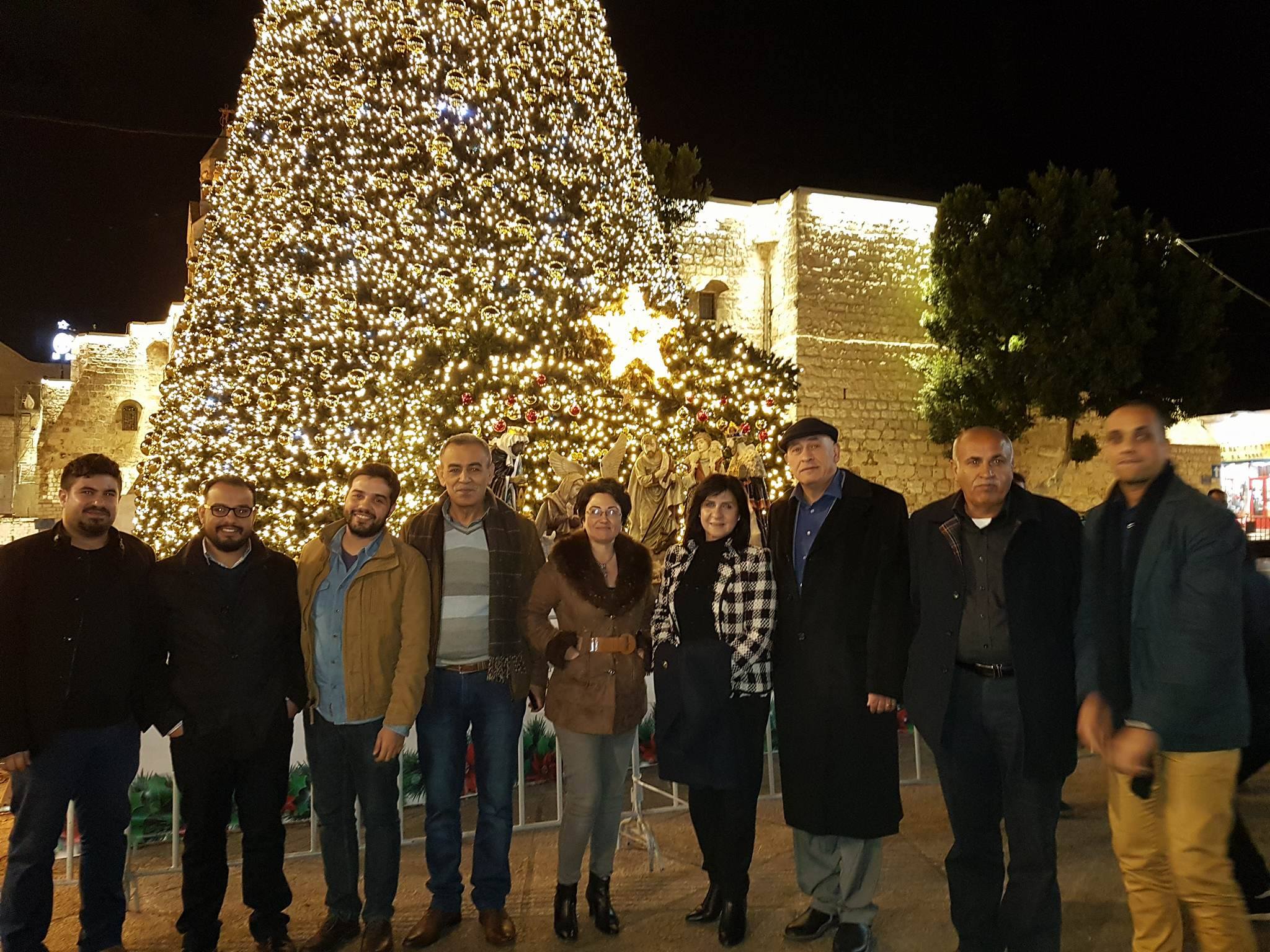 نواب القائمة المشتركة يلتقون رئيسة بلدية بيت لحم للمعايدة بمناسبة الأعياد الميلادية المجيدية ورأس السنة 