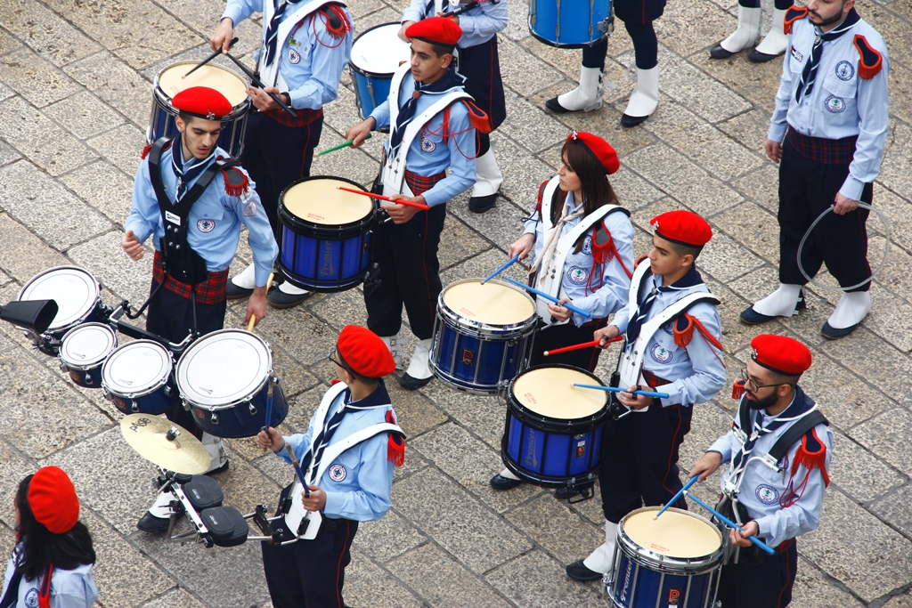 رئيسة بلدية بيت لحم تشارك في إستقبال غبطة المدبر الرسولي في مدينة بيت لحم 