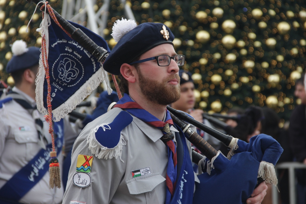 رئيسة بلدية بيت لحم تشارك في إستقبال غبطة المدبر الرسولي في مدينة بيت لحم 