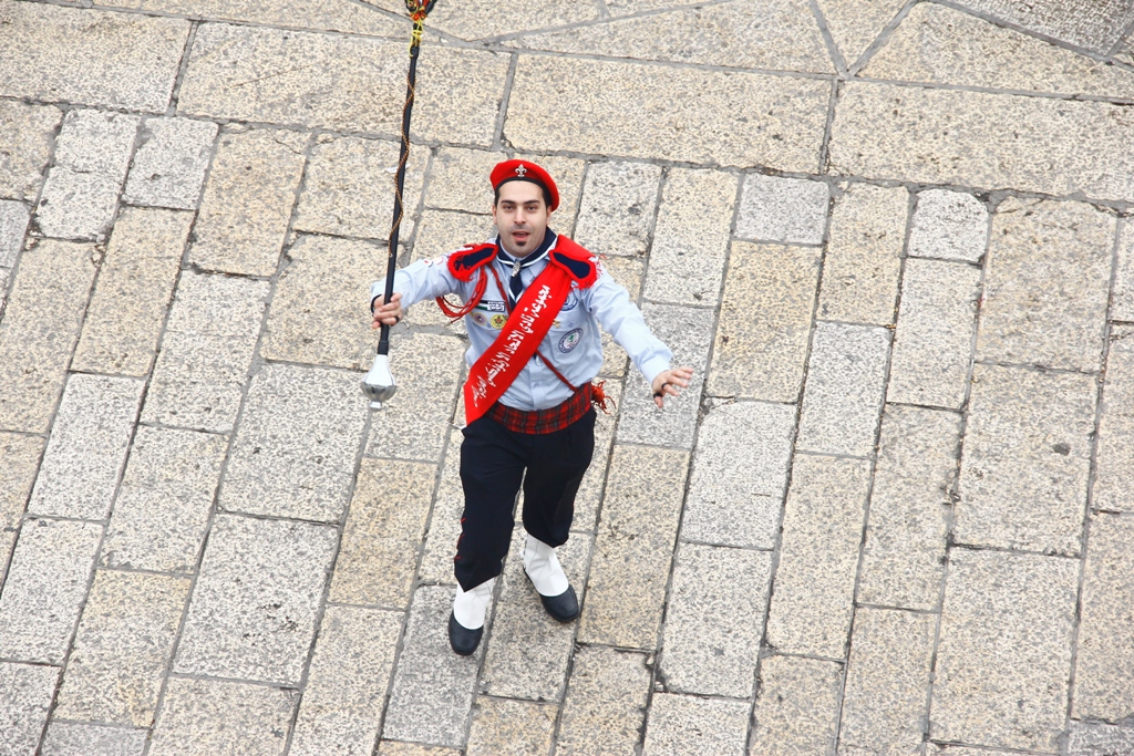 رئيسة بلدية بيت لحم تشارك في إستقبال غبطة المدبر الرسولي في مدينة بيت لحم 