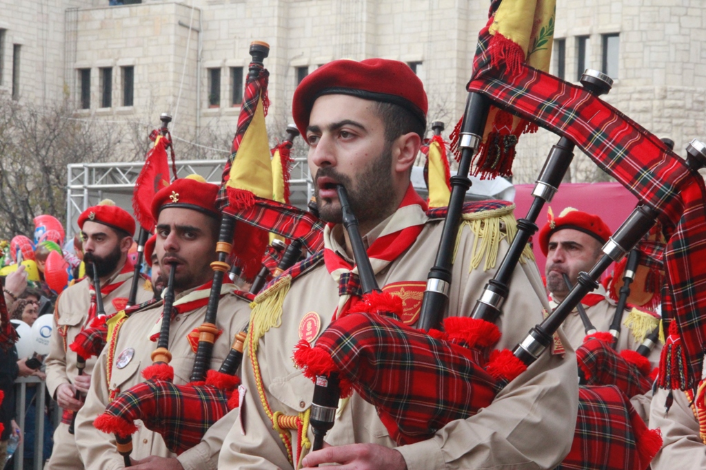 رئيسة بلدية بيت لحم تشارك في إستقبال غبطة المدبر الرسولي في مدينة بيت لحم 