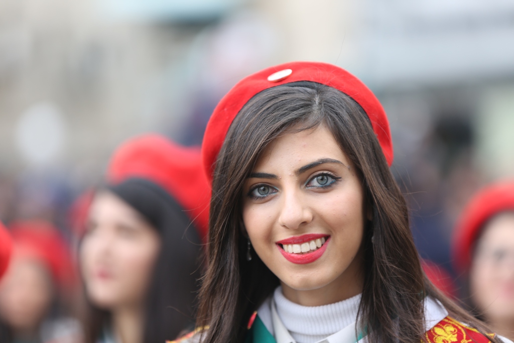 رئيسة بلدية بيت لحم تشارك في إستقبال غبطة المدبر الرسولي في مدينة بيت لحم 