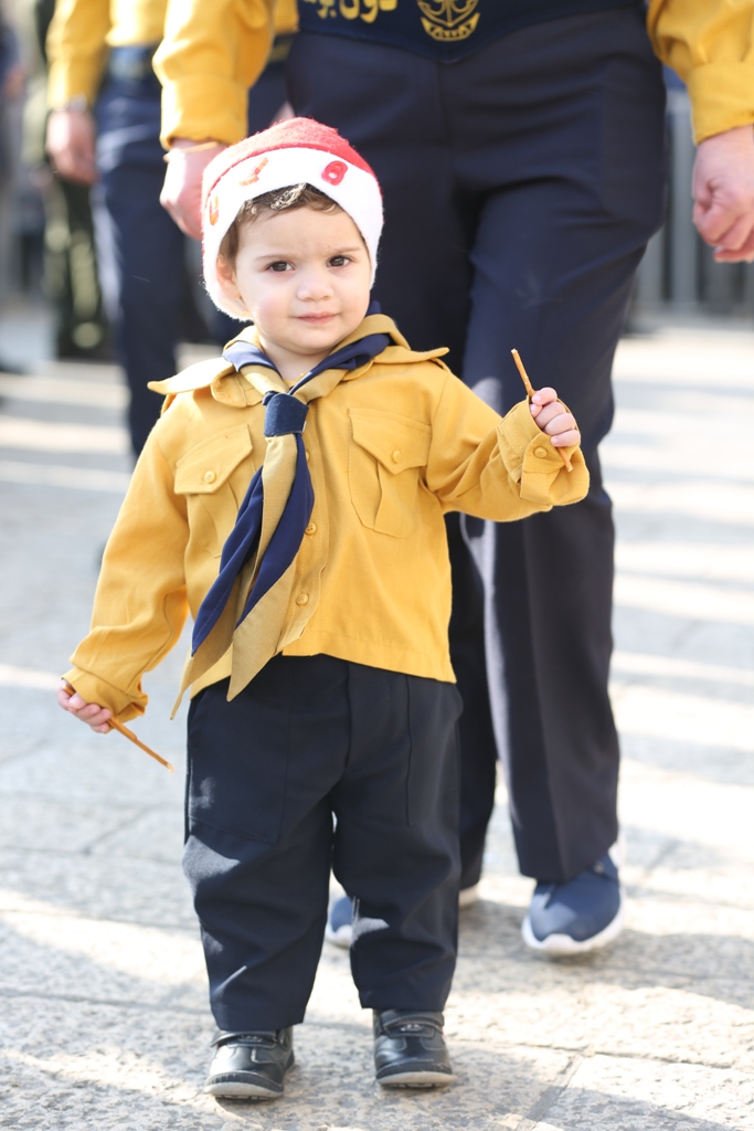 رئيسة بلدية بيت لحم تشارك في إستقبال غبطة المدبر الرسولي في مدينة بيت لحم 