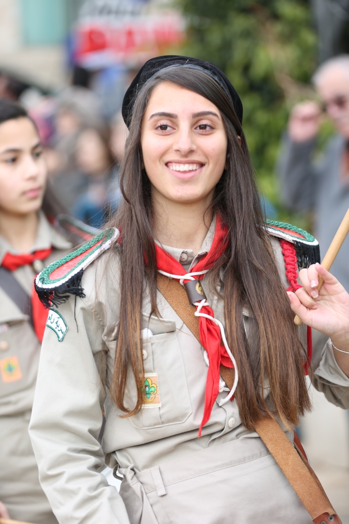 رئيسة بلدية بيت لحم تشارك في إستقبال غبطة المدبر الرسولي في مدينة بيت لحم 