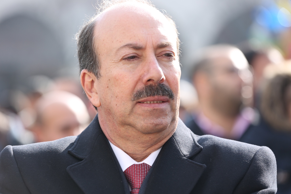 رئيسة بلدية بيت لحم تشارك في إستقبال غبطة المدبر الرسولي في مدينة بيت لحم 