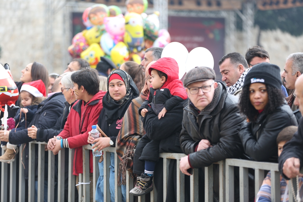 رئيسة بلدية بيت لحم تشارك في إستقبال غبطة المدبر الرسولي في مدينة بيت لحم 