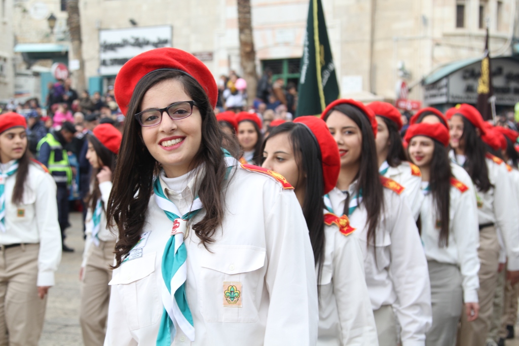 رئيسة بلدية بيت لحم تشارك في إستقبال غبطة المدبر الرسولي في مدينة بيت لحم 