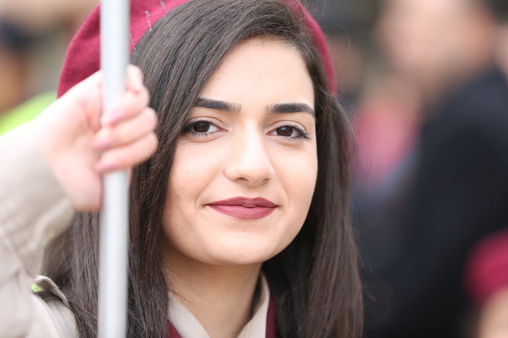 رئيسة بلدية بيت لحم تشارك في إستقبال غبطة المدبر الرسولي في مدينة بيت لحم 