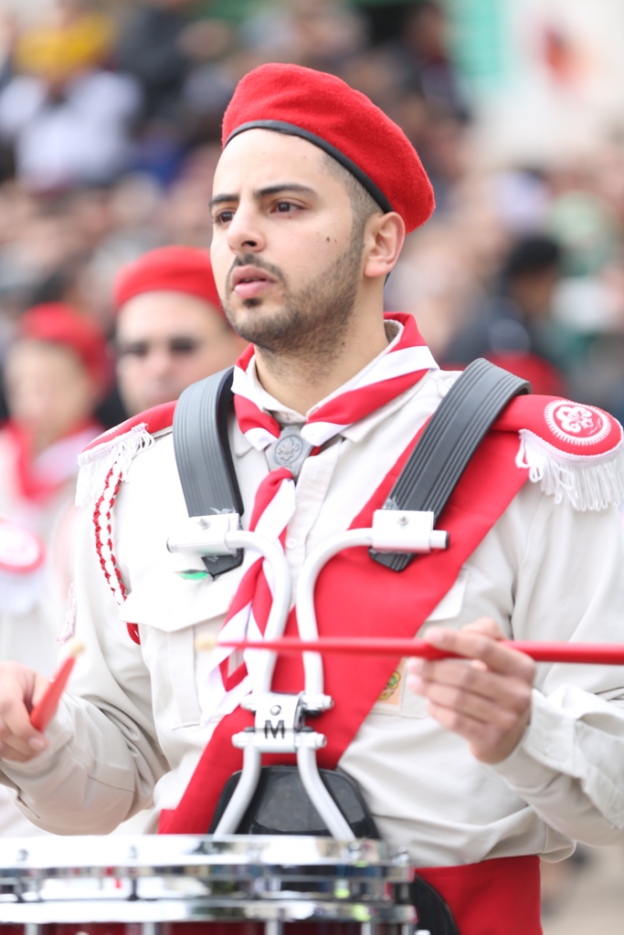 رئيسة بلدية بيت لحم تشارك في إستقبال غبطة المدبر الرسولي في مدينة بيت لحم 