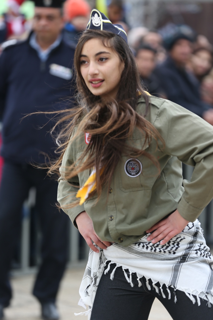 رئيسة بلدية بيت لحم تشارك في إستقبال غبطة المدبر الرسولي في مدينة بيت لحم 