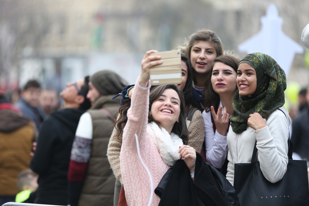 رئيسة بلدية بيت لحم تشارك في إستقبال غبطة المدبر الرسولي في مدينة بيت لحم 