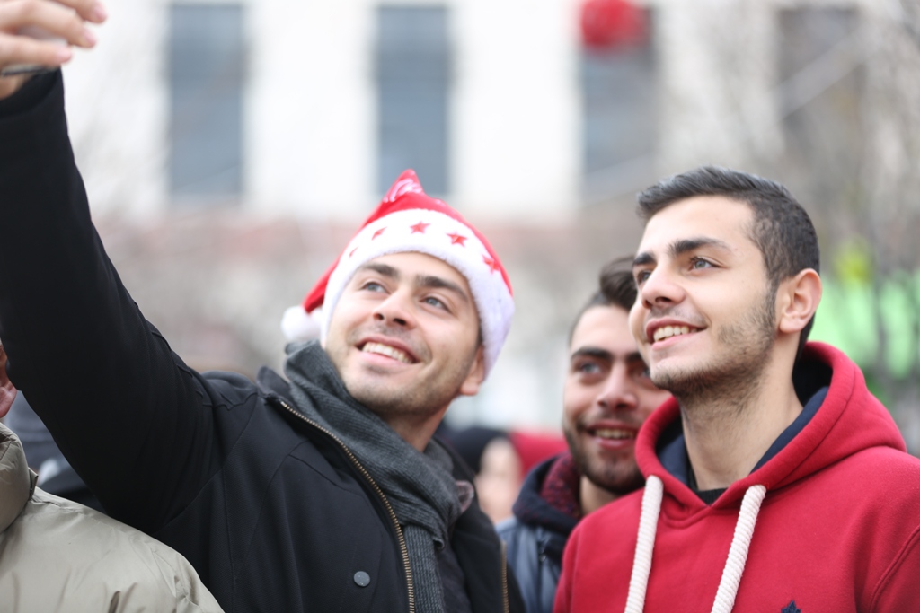 رئيسة بلدية بيت لحم تشارك في إستقبال غبطة المدبر الرسولي في مدينة بيت لحم 