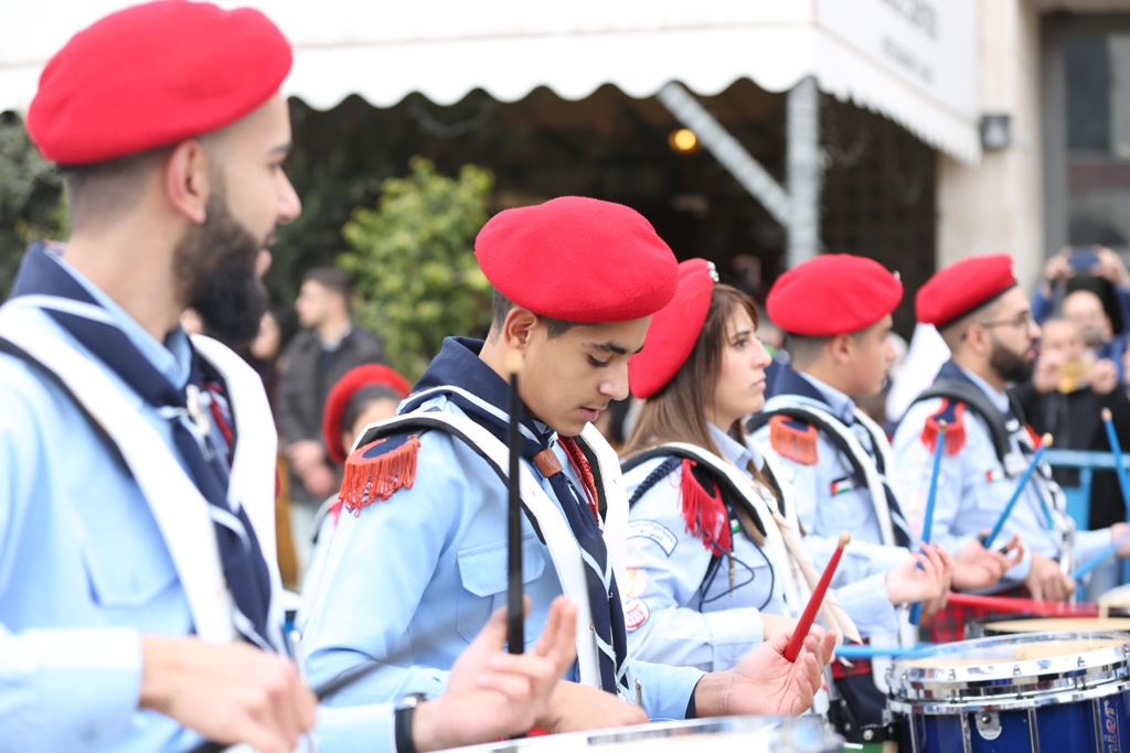 رئيسة بلدية بيت لحم تشارك في إستقبال غبطة المدبر الرسولي في مدينة بيت لحم 