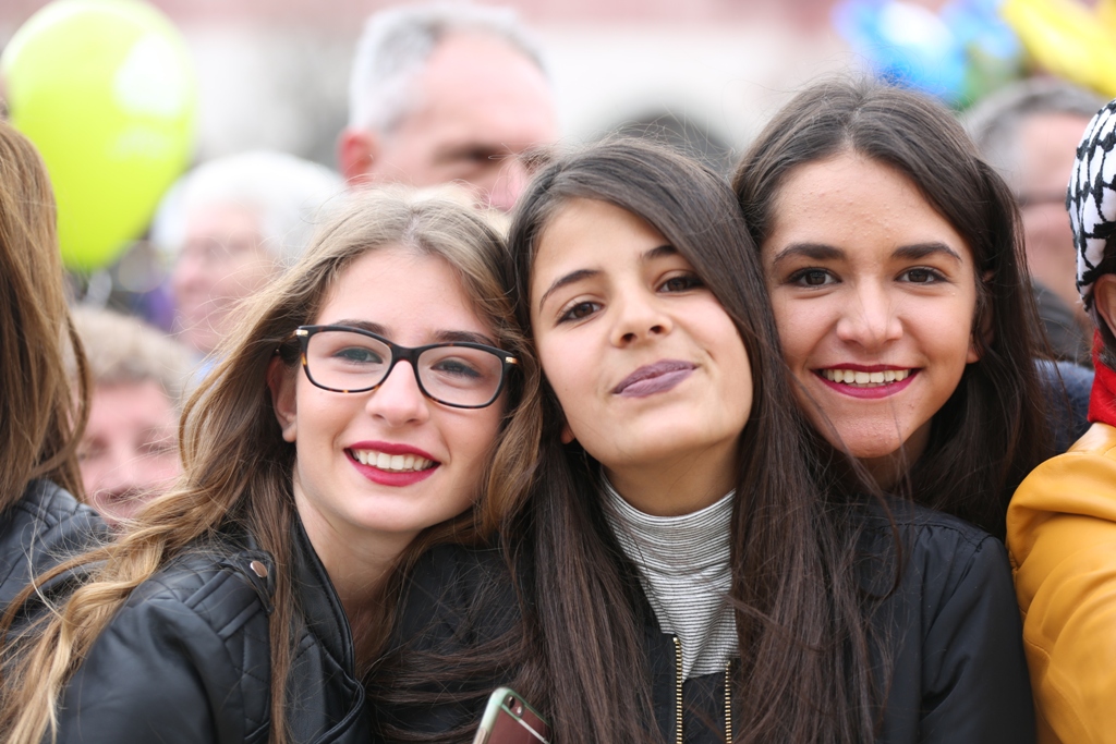 رئيسة بلدية بيت لحم تشارك في إستقبال غبطة المدبر الرسولي في مدينة بيت لحم 