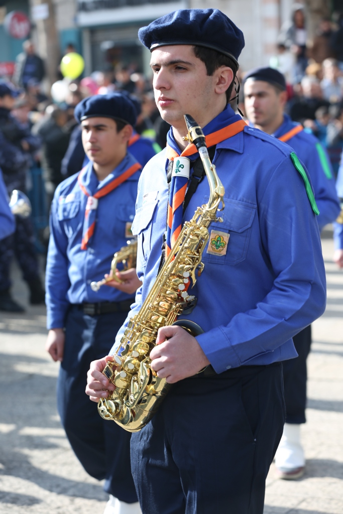 رئيسة بلدية بيت لحم تشارك في إستقبال غبطة المدبر الرسولي في مدينة بيت لحم 