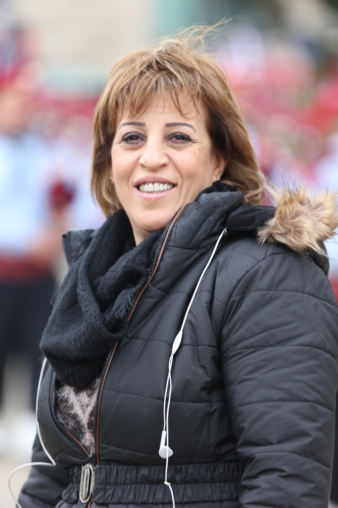 رئيسة بلدية بيت لحم تشارك في إستقبال غبطة المدبر الرسولي في مدينة بيت لحم 