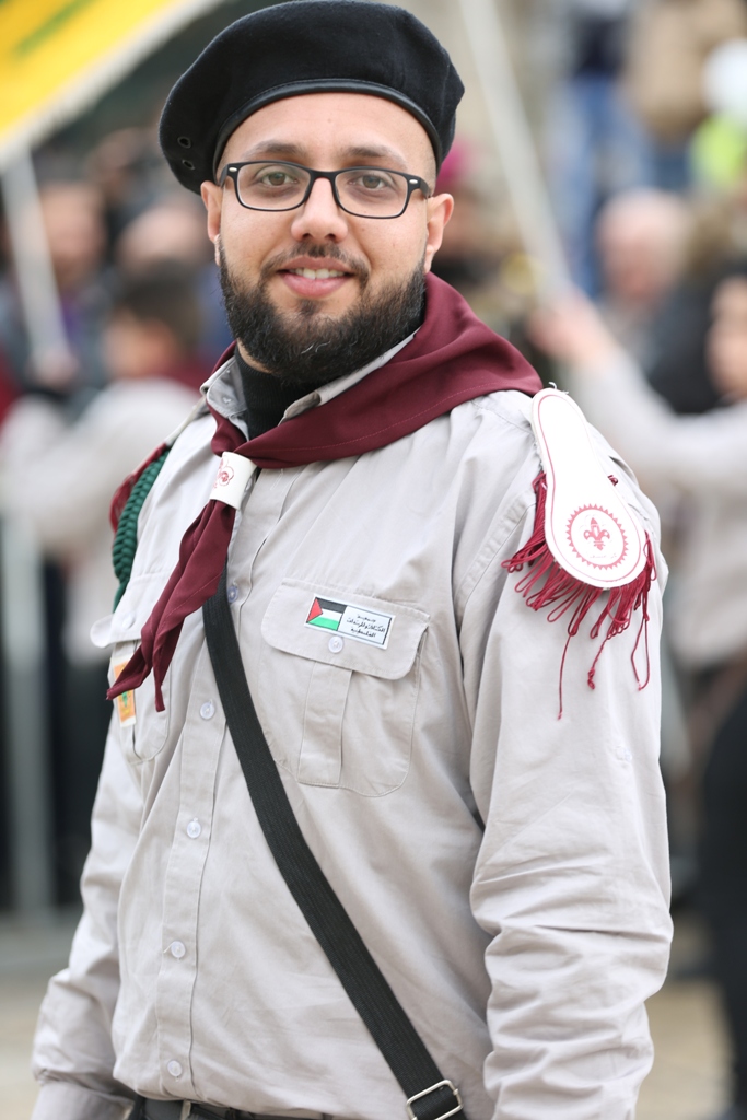 رئيسة بلدية بيت لحم تشارك في إستقبال غبطة المدبر الرسولي في مدينة بيت لحم 