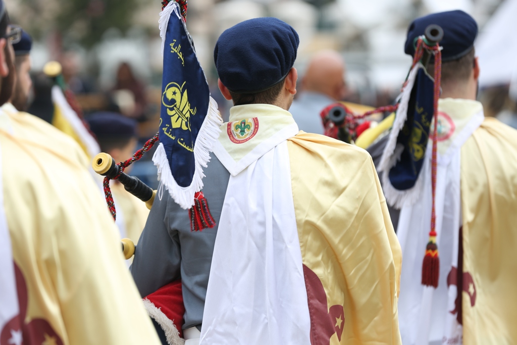 رئيسة بلدية بيت لحم تشارك في إستقبال غبطة المدبر الرسولي في مدينة بيت لحم 