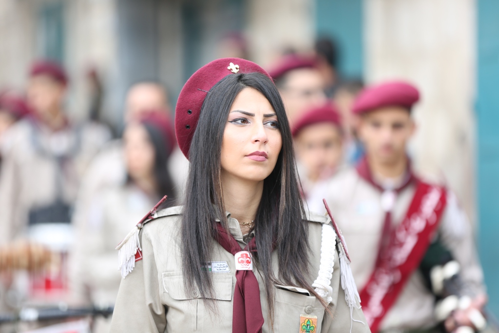 رئيسة بلدية بيت لحم تشارك في إستقبال غبطة المدبر الرسولي في مدينة بيت لحم 