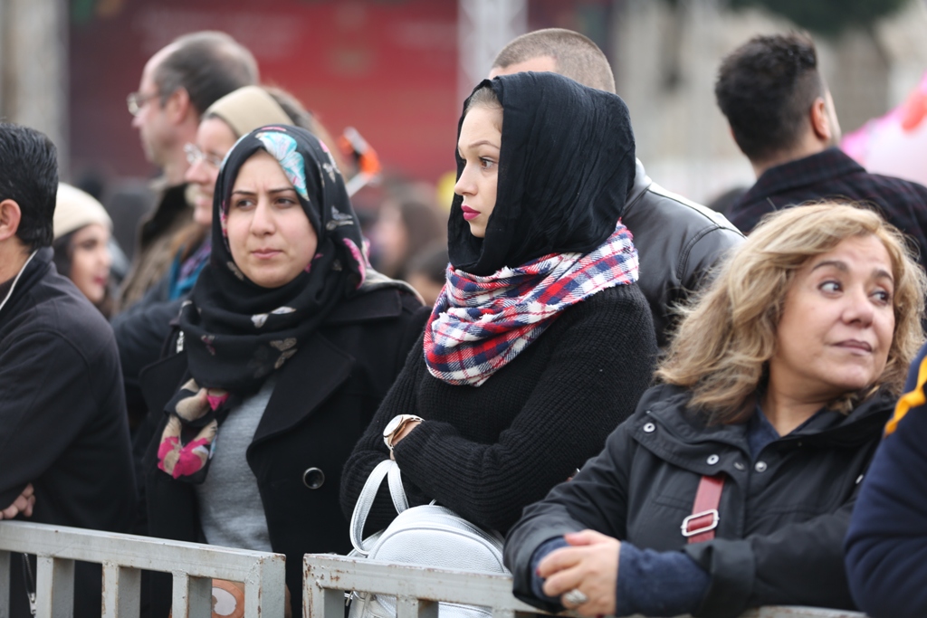 رئيسة بلدية بيت لحم تشارك في إستقبال غبطة المدبر الرسولي في مدينة بيت لحم 