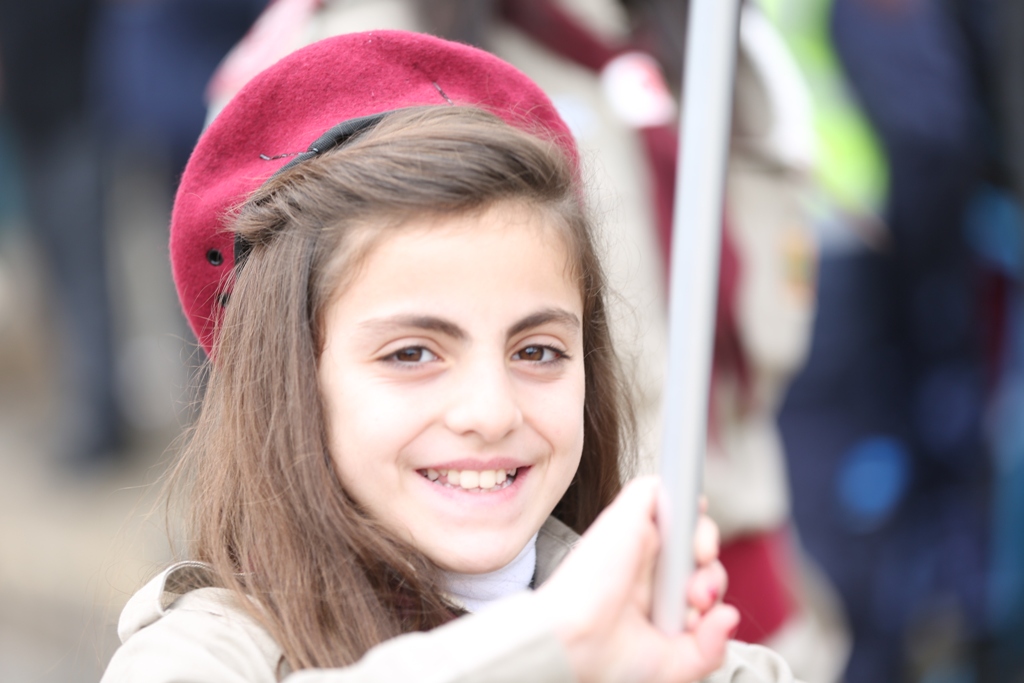 رئيسة بلدية بيت لحم تشارك في إستقبال غبطة المدبر الرسولي في مدينة بيت لحم 