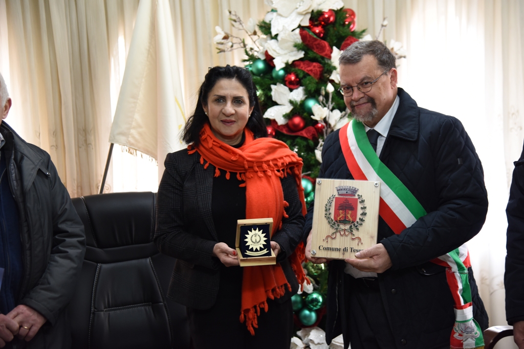 رئيسة بلدية بيت لحم تستقبل وفدا من إقليم ترينتو الإيطالي